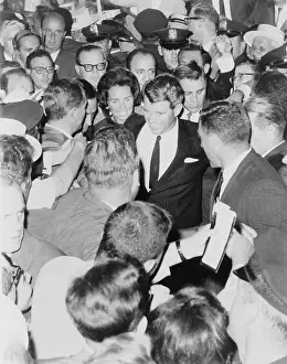 Presidents Family Prints: Robert F. Kennedy, with wife Ethel