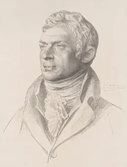 Engineer Prints: Robert Fulton, portrait bust by French sculptor, Jean Antoine Houdon, 1803-04