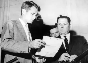 Robert F Prints: Robert Kennedy, chief counsel to the Senate Labor Rackets Committee
