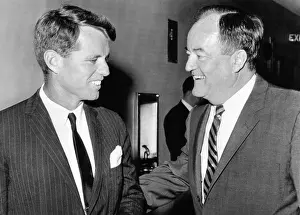 Hubert Prints: Robert Kennedy and Hubert Humphrey at the Capitol