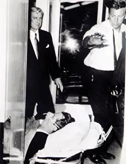 Assassination Prints: ROBERT KENNEDY, transported to hospital after being shot
