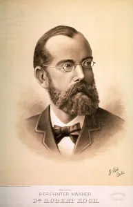 Microbiology Prints: Robert Koch (1843-1910), German physician