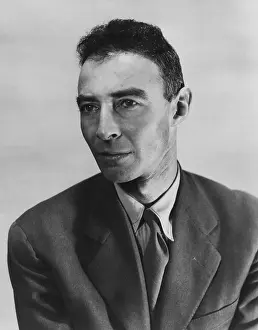 Physicists Prints: Robert Oppenheimer, atomic physicist and head the Manhattan project's secret weapons laboratory