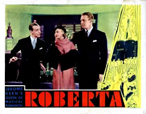 Astaire Prints: ROBERTA, from left, Fred Astaire, Ginger Rogers, Randolph Scott, 1935