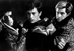 Ecrem Prints: ROCCO AND HIS BROTHERS, ctr. Alain Delon, rt. Corrado Pani, 1960