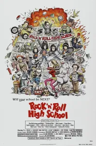 1979 Movies Prints: ROCK N ROLL HIGH SCHOOL, illustration by William Stout