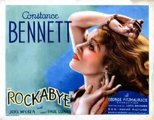 Constance Prints: ROCKABYE, Constance Bennett on US poster art, 1932
