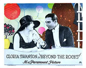 Rudolph Prints: BEYOND THE ROCKS, US lobbycard