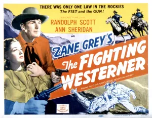 Pistol Prints: ROCKY MOUNTAIN MYSTERY (aka, THE FIGHTING WESTERNER), Ann Sheridan, Randolph Scott, 1935