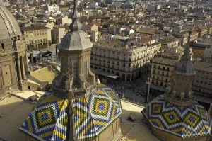 RODRIGUEZ, Ventura (1717-1785); HERRERA, Francisco de, called "el Mozo" (1622-1685). Baslica de Nuestra Seora del Pilar (Basilica of Our Lady of the Pillar). SPAIN