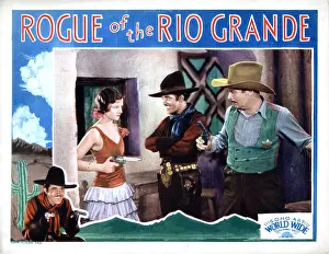 Pistol Prints: ROGUE OF THE RIO GRANDE, from left, Myrna Loy, Jose Bohr, Walter Miller, 1930