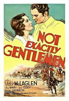 1931 Movies Prints: THREE ROGUES, (aka NOT EXACTLY GENTLEMEN), from left: Fay Wray, David Worth, 1931