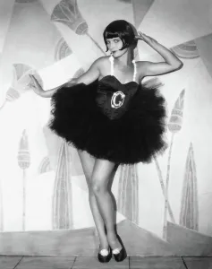 Little Black Dress Prints: ROLLED STOCKINGS, Louise Brooks, portrait by Eugene Robert Richee, 1927