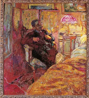 Relaxation Prints: Romain Coolus, by Edouard Vuillard