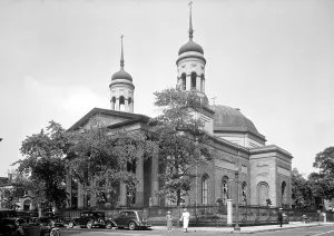 Basilica Prints: Roman Catholic Cathedral of Baltimore, designed by Benjamin Latrobe, Baltimore, MD 1936