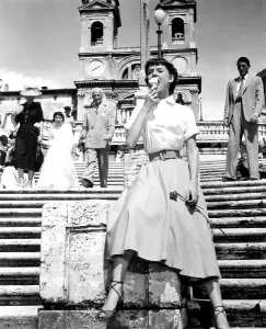 Steps Prints: ROMAN HOLIDAY, Audrey Hepburn, Gregory Peck, 1953
