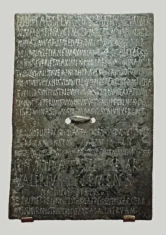 Latium Prints: Roman military diploma, from the emperor Gallerius Maximianus to Valerius Clemens