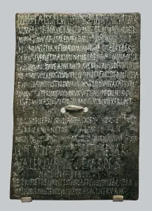 Latium Prints: Roman military diploma, from the emperor Gallerius Maximianus to Valerius Clemens