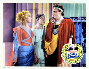 Stuart Prints: ROMAN SCANDALS, from left, Gloria Stuart, Eddie Cantor, Alan Mowbray, 1933