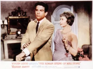 Leigh Prints: THE ROMAN SPRING OF MRS. STONE, Warren Beatty, Vivien Leigh, 1961