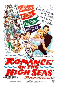 Carson Prints: ROMANCE ON THE HIGH SEAS, US poster