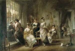 1860 Prints: ROMERO, Jos Mara (1815-1880). Gallant Scene