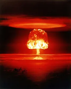 Atmospheric Tests Prints: The ROMERO shot, was a hydrogen bomb that yielded 11 megatons of energy