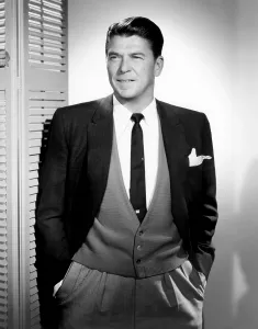 Necktie Prints: Ronald Reagan in the 1950s