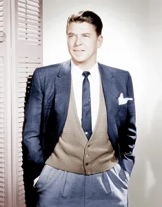Mens Fashion Prints: Ronald Reagan, ca. 1950s