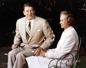 Judge Prints: Ronald Reagan. President Reagan and his Supreme Court Justice nominee Sandra Day O'Connor at the White House