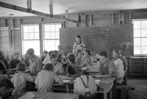 Images Dated 6th March 2012: One room school at the Skyline Farms project