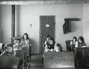 Classroom Prints: One Room school Taos county, New Mexico