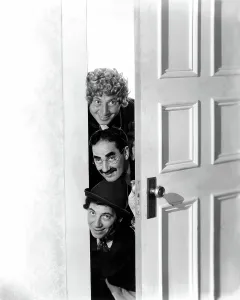 Chico Prints: ROOM SERVICE, Harpo Marx, Groucho Marx, Chico Marx, 1938