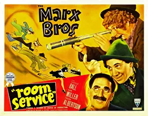 Chico Prints: ROOM SERVICE, Marx Brothers left from left: Chico Marx