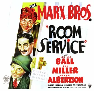Chico Prints: ROOM SERVICE, The Marx Brothers from top: Harpo Marx