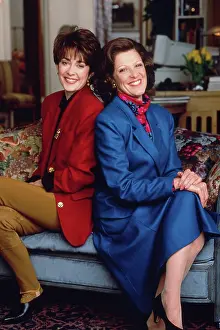 Tv Series Prints: ROOM FOR TWO, from left: Patricia Heaton, Linda Lavin, 1992