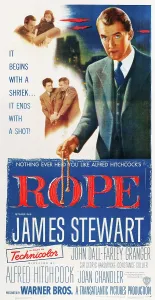 Stewart Prints: ROPE, right: James Stewart, 1948