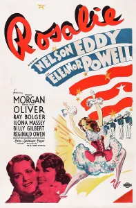 Eddy Prints: ROSALIE, US poster art, from left: Nelson Eddy, Eleanor Powell, 1937