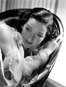 Rosalind Prints: ROSALIND RUSSELL in a Hurrell portrait from 1935