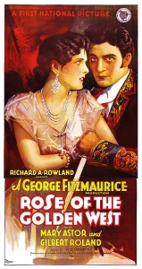 Gilbert Prints: ROSE OF THE GOLDEN WEST, l-r: Mary Astor, Gilbert Roland on poster art, 1927