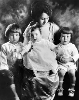 Rosemary Prints: Rose Kennedy with her three eldest children