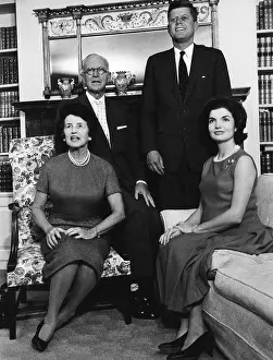 Politician Prints: Rose Kennedy, Joseph P. Kennedy, John F