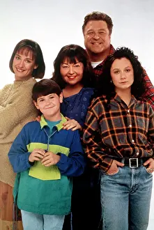 1990s Tv Prints: ROSEANNE, from left, Laurie Metcalf