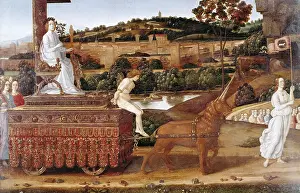 Insignia Prints: ROSSELLI, Cosimo (1439-1507). The Triumph of Chastity