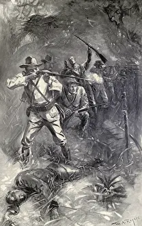 Event Prints: Rough Riders at the Battle of Guasimas