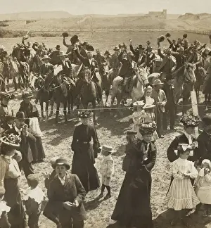 Railroad Prints: Rough Riders, Span-Amer. War veterans