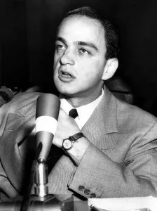 Cohn Prints: Roy Cohn at the McCarthy-Army hearings, 1954. Courtesy: CSU Archives/Everett Collection
