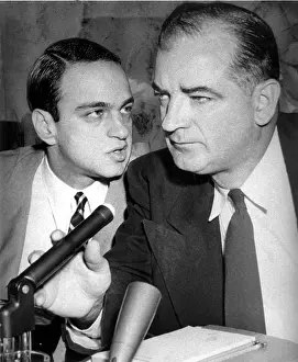 Cohn Prints: Roy Cohn, Senator Joseph McCarthy