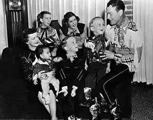Actor Prints: Roy Rogers (right), and his wife Dale Evans (left)