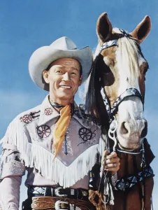 1990s Portraits Prints: THE ROY ROGERS SHOW, from left: Roy Rogers, Trigger the horse, 1951-1957